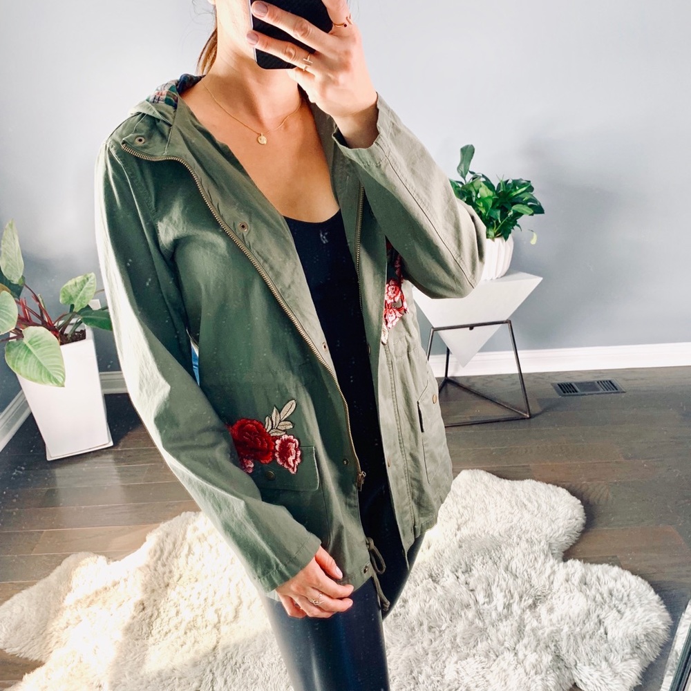 🏷Sale Utility floral patch jacket - Picture 5 of 5
